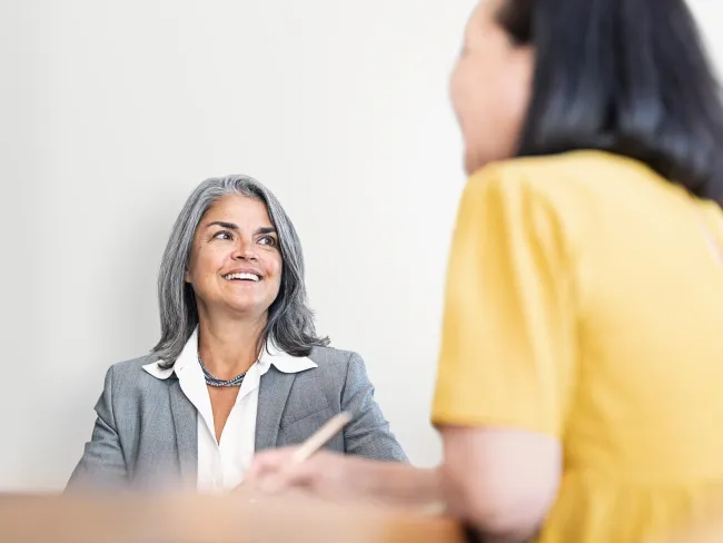 Susanne Cohen in meeting